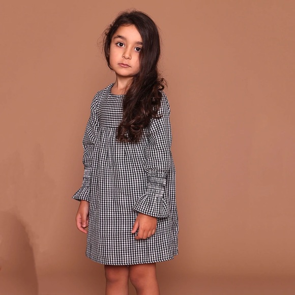 Reversible Organic Toddler Turtledove London Dress 3 - Picture 1 of 9